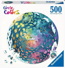 Load image into Gallery viewer, Ravensburger 500 Piece Circle of Colours Ocean Puzzle
