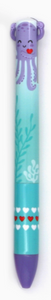 Twice As Nice 2 Colour Click Pen Rainbow