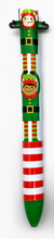 Load image into Gallery viewer, Twice As Nice 2 Colour Click Pen Christmas
