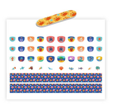 Load image into Gallery viewer, Djeco 120 Flowers Nail Stickers
