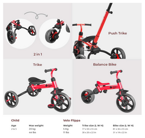 Velo Flippa Trike 4 in 1