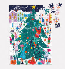 Load image into Gallery viewer, Tree Decorating Puzzle 130 Piece
