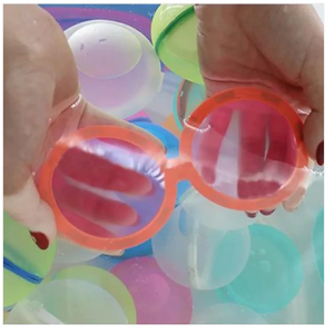 Self Sealing  Water Splash Balls - Reusable Water Bombs 6 Pack