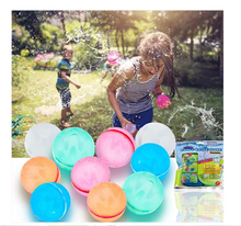 Load image into Gallery viewer, Self Sealing  Water Splash Balls - Reusable Water Bombs 6 Pack
