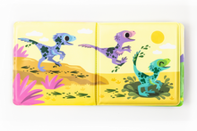Load image into Gallery viewer, Tiger Tribe Bath Book Messy Dinosaurs
