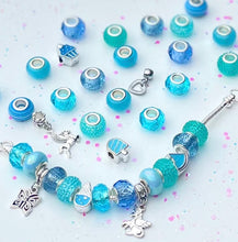Load image into Gallery viewer, Sweet As Sugar Bling It Make Your Own Bracelet Kit Teal
