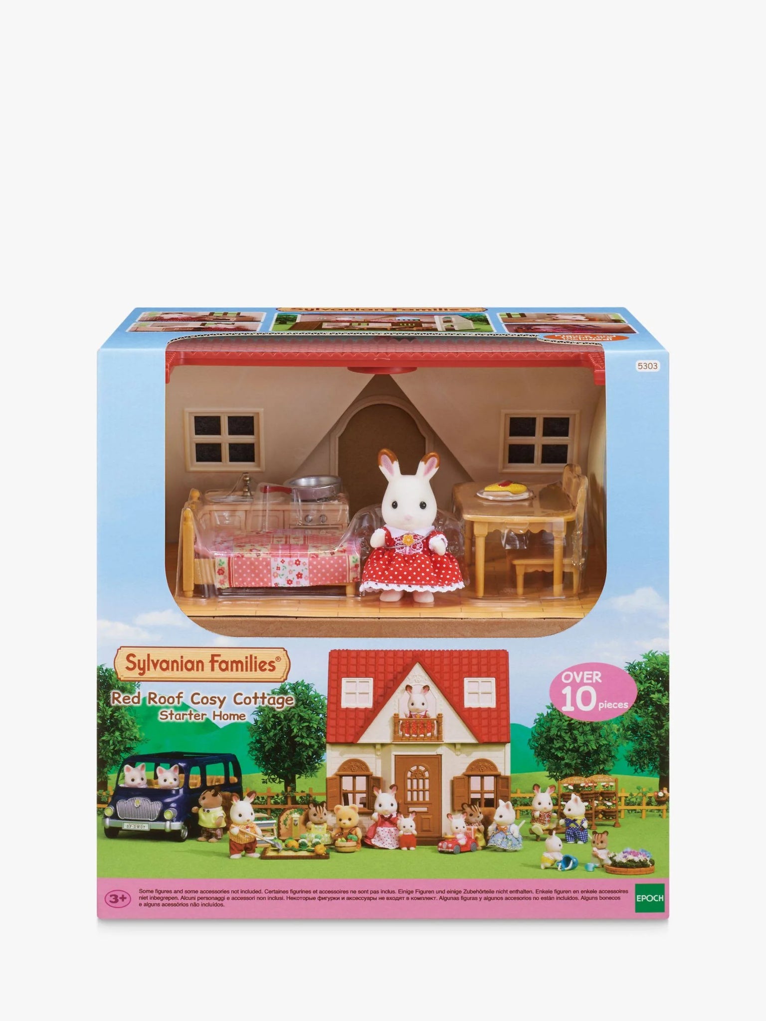 Sylvanian Families Red Roof Cosy Cottage Starter Home Kinderplay Playthings