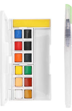 Load image into Gallery viewer, I Heart Art 12 Watercolours &amp; Water Brush Pens
