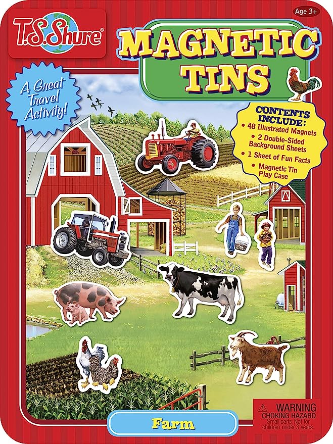 T.S. Shure Magnetic Tins- Farm