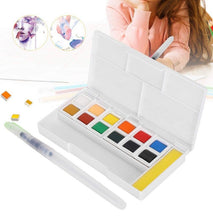 Load image into Gallery viewer, I Heart Art 12 Watercolours &amp; Water Brush Pens
