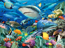 Load image into Gallery viewer, Ravensburger Reef of the Sharks Puzzle 100 pieces
