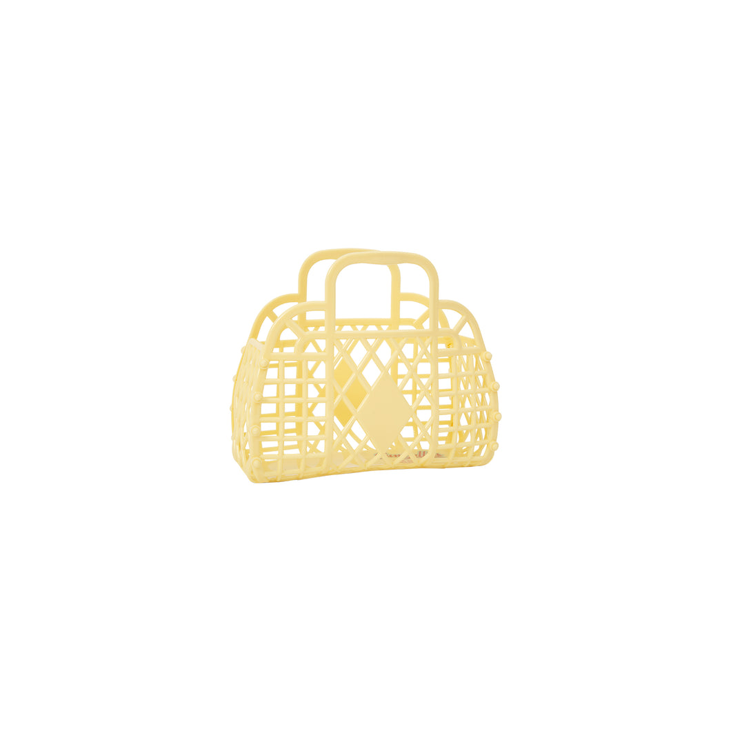 Sun Jellies Retro Basket Yellow Mini