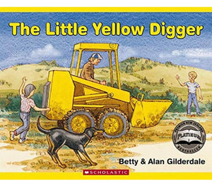 The Little Yellow Digger - Betty & Alan Gilderdale - Board Book