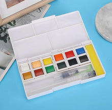 Load image into Gallery viewer, I Heart Art 12 Watercolours &amp; Water Brush Pens
