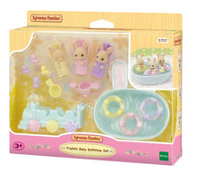 Load image into Gallery viewer, Sylvanian Families Triplets Baby Bathtime Set
