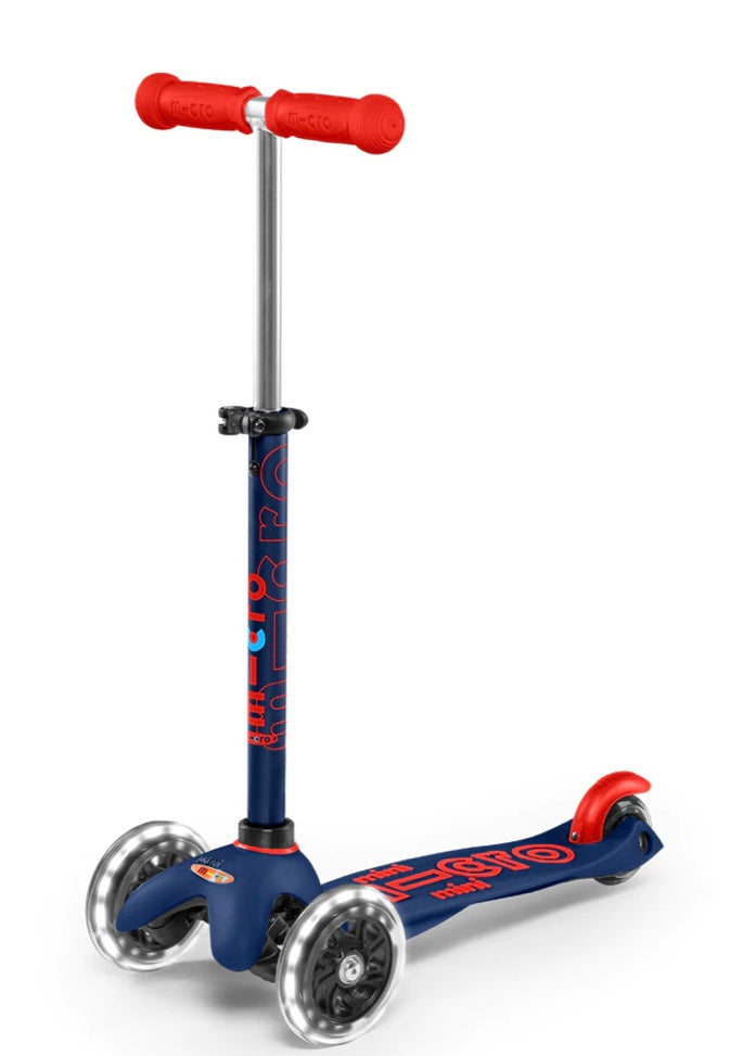 Micro Mini Deluxe Scooter - Navy Blue LED