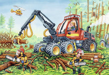 Load image into Gallery viewer, Ravensburger Diggers at Work 2 x 24 piece puzzles
