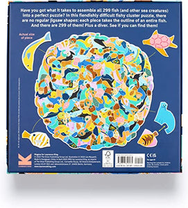 Laurence King 299 Fish and a Diver Puzzle 300 Piece