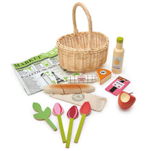 Load image into Gallery viewer, Tender Leaf Wicker Shopping Basket

