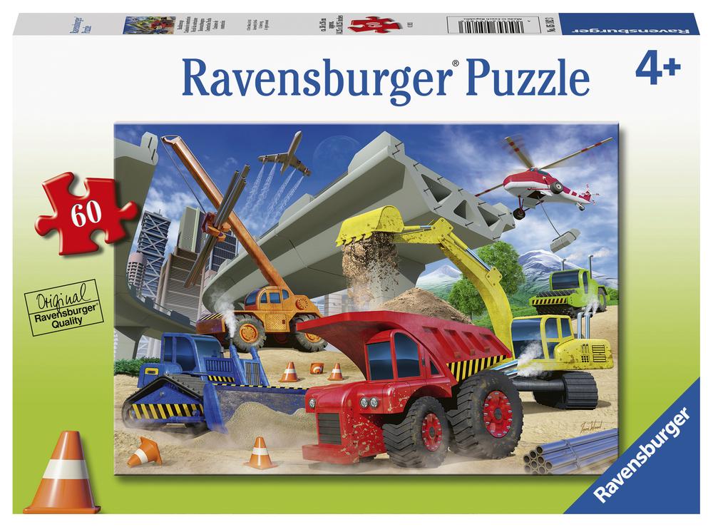 Ravensburger Construction Trucks 60 pieces