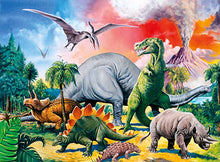 Load image into Gallery viewer, Ravensburger Among the Dinosaurs Puzzle 100 pieces
