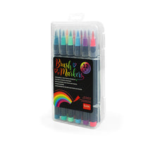 Load image into Gallery viewer, Legami Set of 12 Brush Markers - Bright
