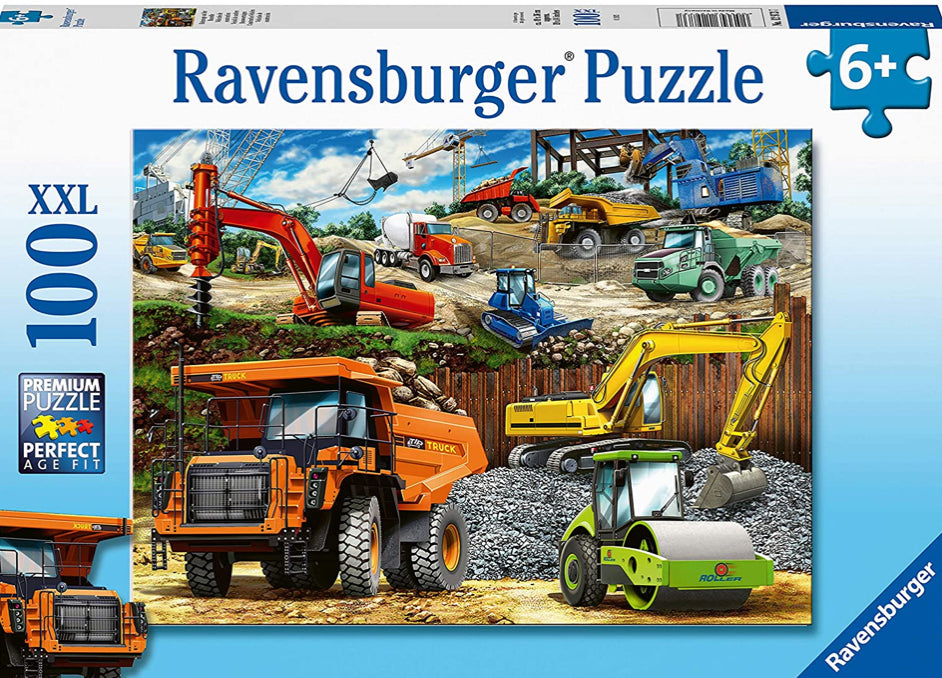 Ravensburger 100 Piece Construction Vehicles Puzzle
