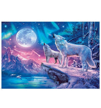 Load image into Gallery viewer, Ravensburger 100 Piece Glitter Puzzle Twilight Howl Puzzle
