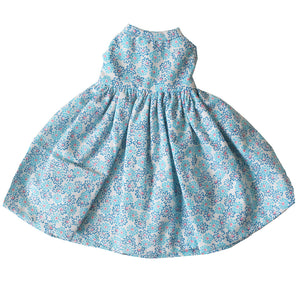 Alimrose Large Doll Dress (40-45cm) Blue Floral