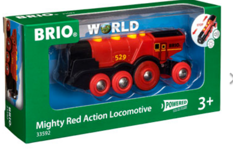 Brio Mighty Red Action Locomotive 33592