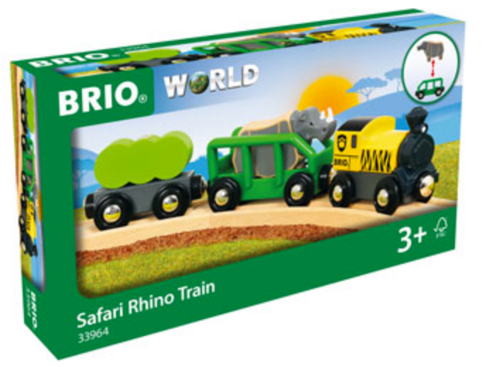 Brio Safari Rhino Train 33964 – Kinderplay Playthings