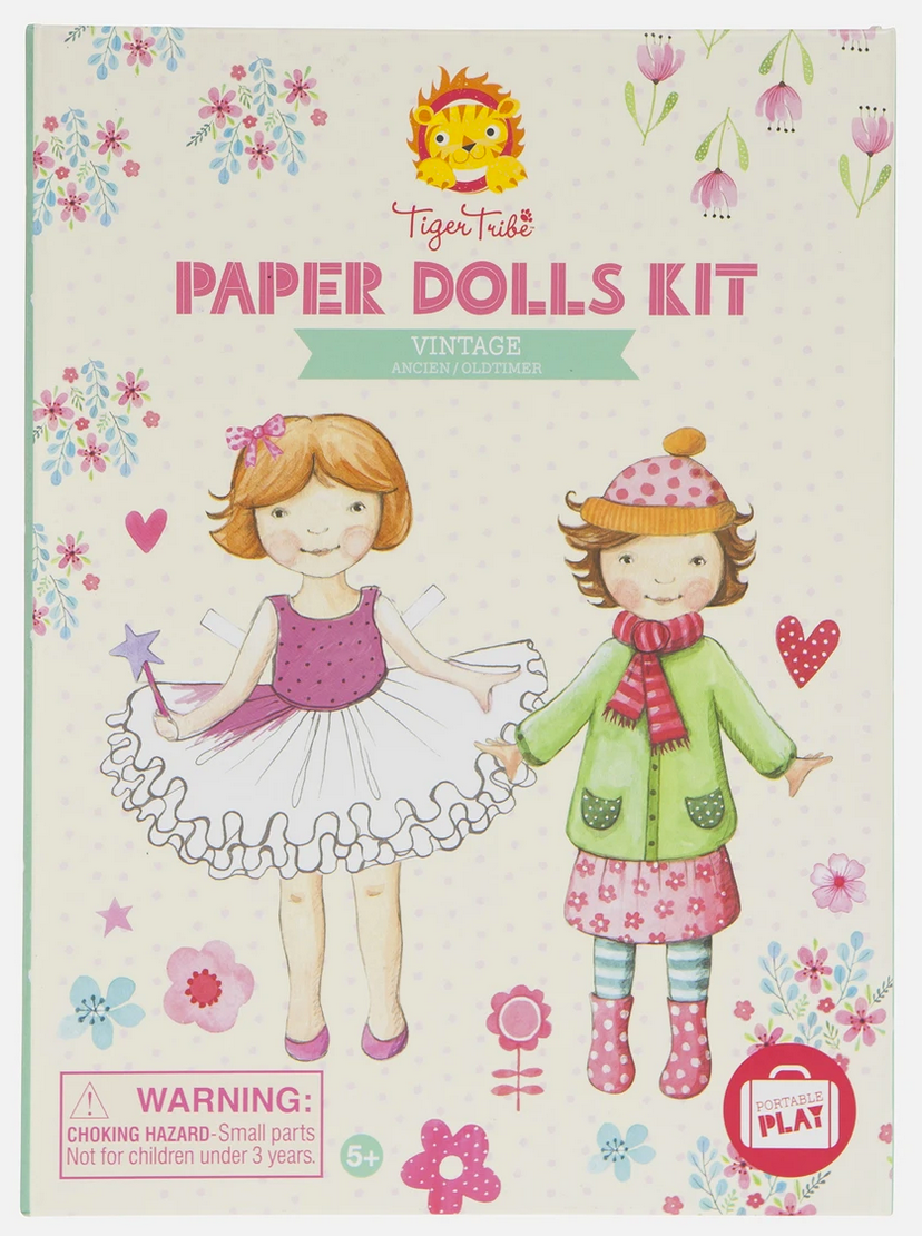 Tiger Tribe Paper Dolls Kit