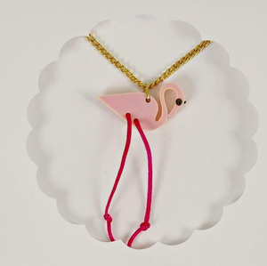 Meri Meri Flamingo Necklace