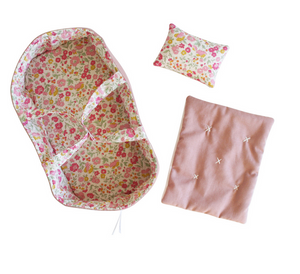Alimrose Playtime Doll Carrier Set 30cm Rose Garden