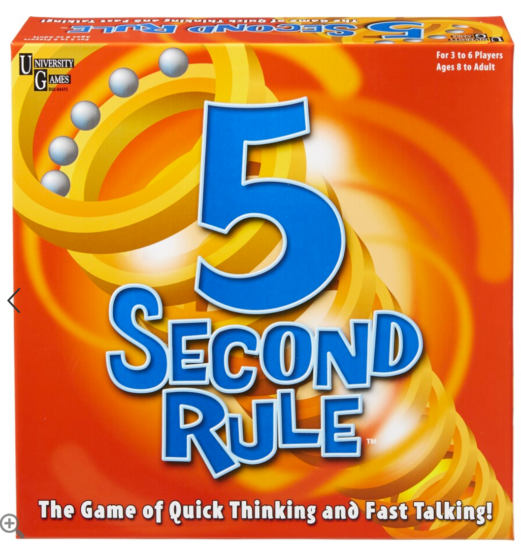 University Games 5 Second Rule