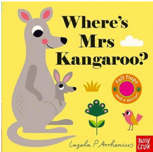Where's Mrs Kangaroo - Board Book with Felt Flaps