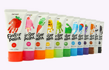 Load image into Gallery viewer, Jar Melo Finger Paints Set of 12

