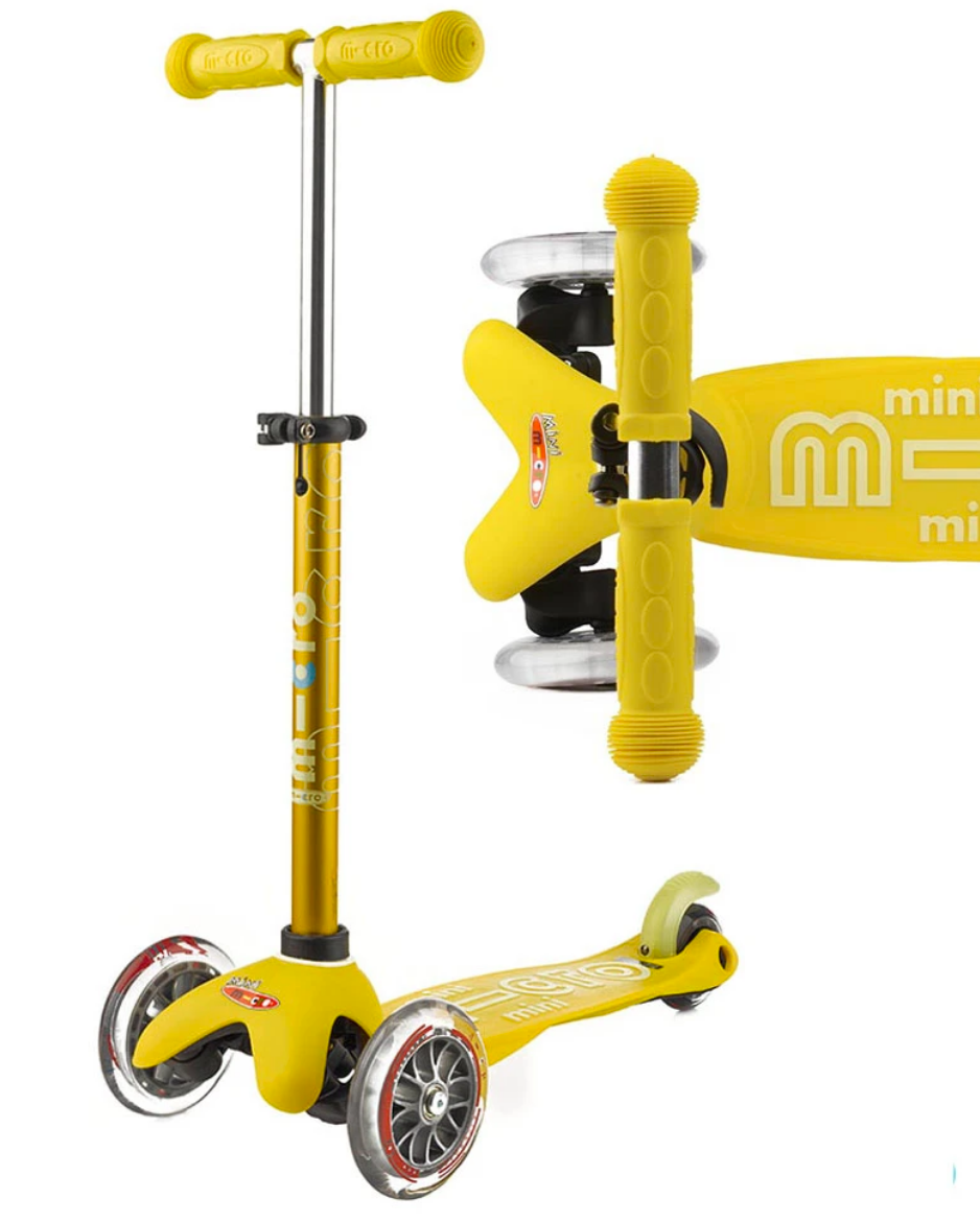 Micro Mini Deluxe Yellow Scooter