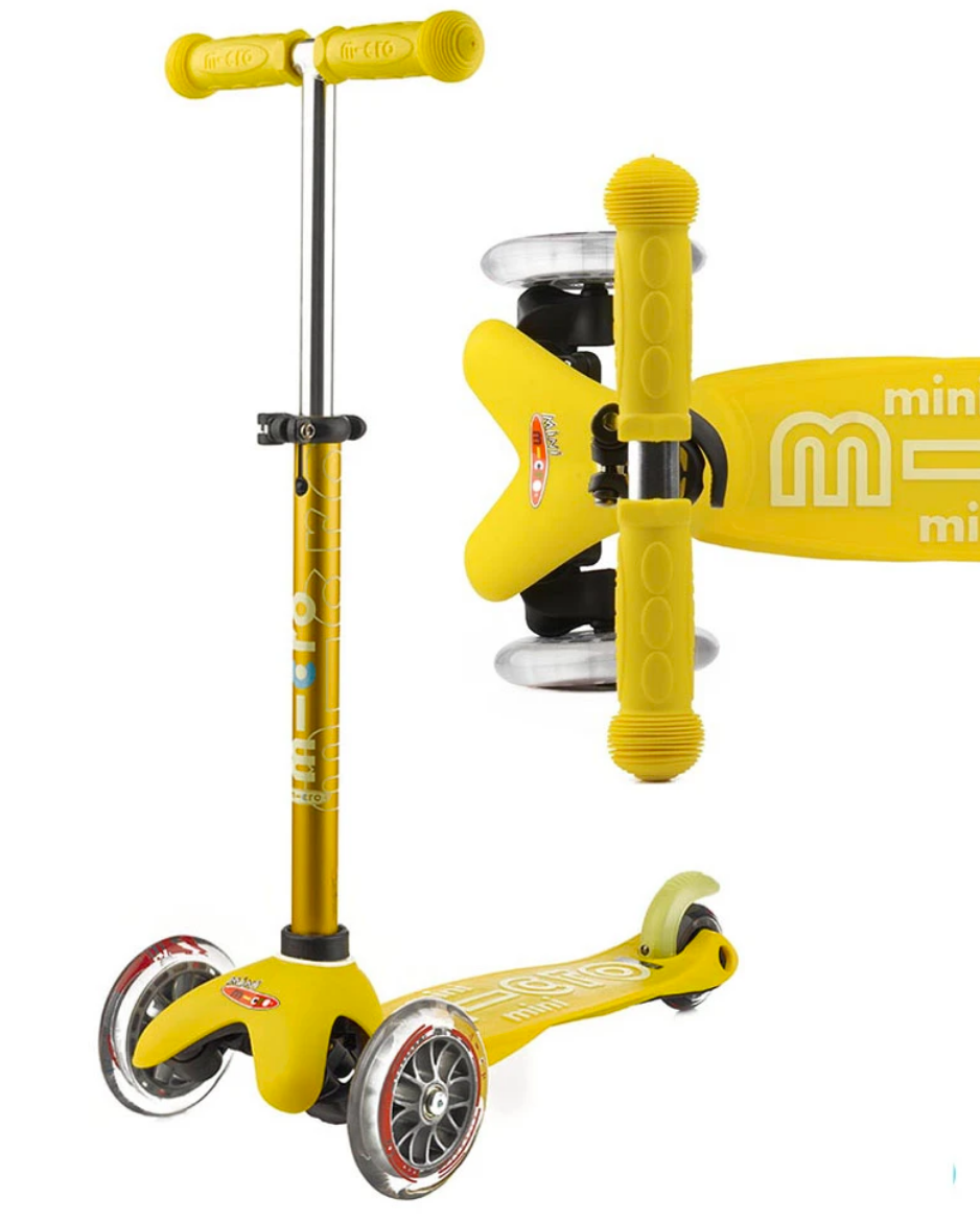 Micro Mini Deluxe Yellow Scooter Kinderplay Playthings