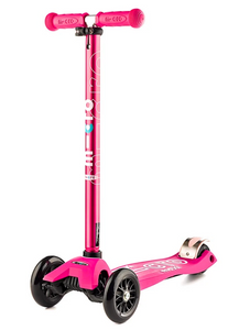 Micro Maxi Deluxe Scooter - Pink LED