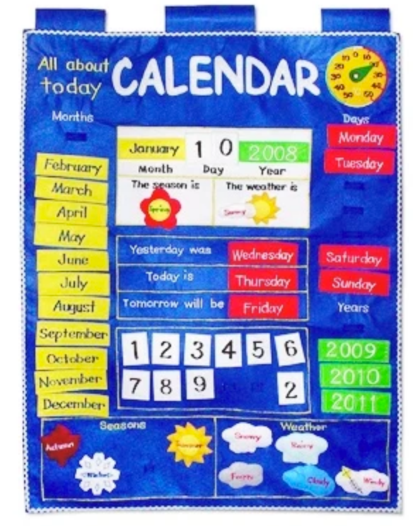 All About Today Calendar