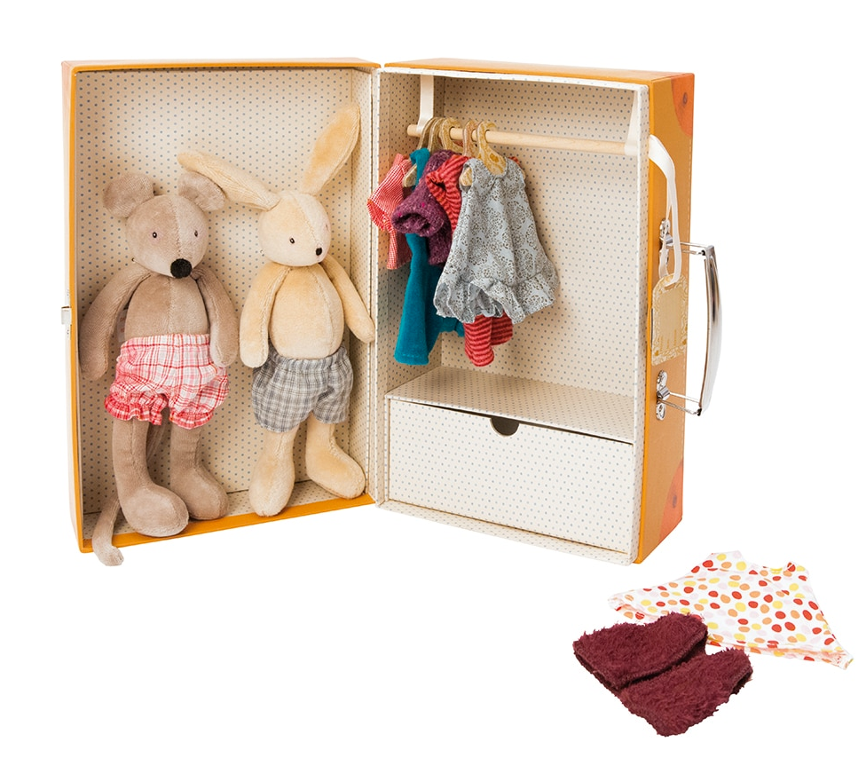 Moulin Roty La Grande Famille The Little Wardrobe Suitcase