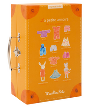 Load image into Gallery viewer, Moulin Roty La Grande Famille The Little Wardrobe Suitcase
