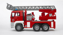 Load image into Gallery viewer, Bruder MAN TGA Fire Engine with Water Pump &amp; Light &amp; Sound Module
