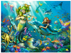 Ravensburger - Underwater Beauties Glitter 100 pieces