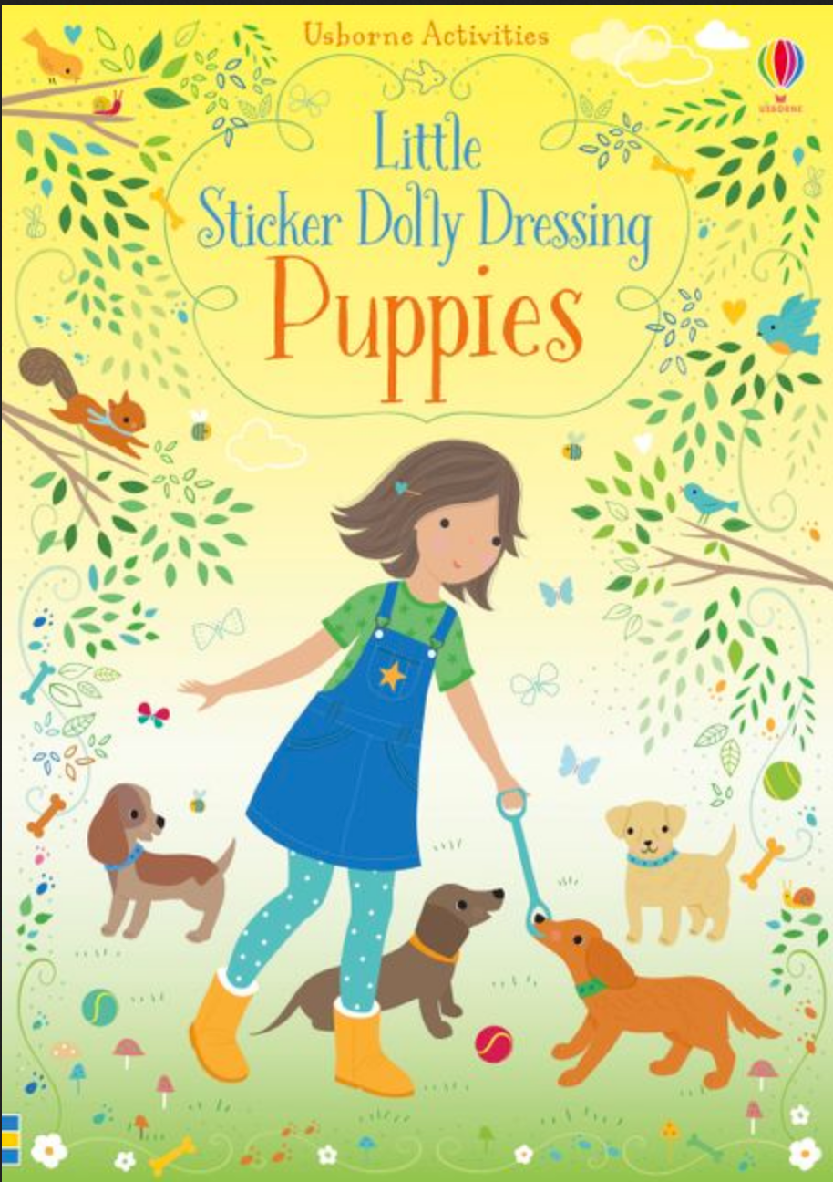 Usborne Little Sticker Dolly Dressing Puppies