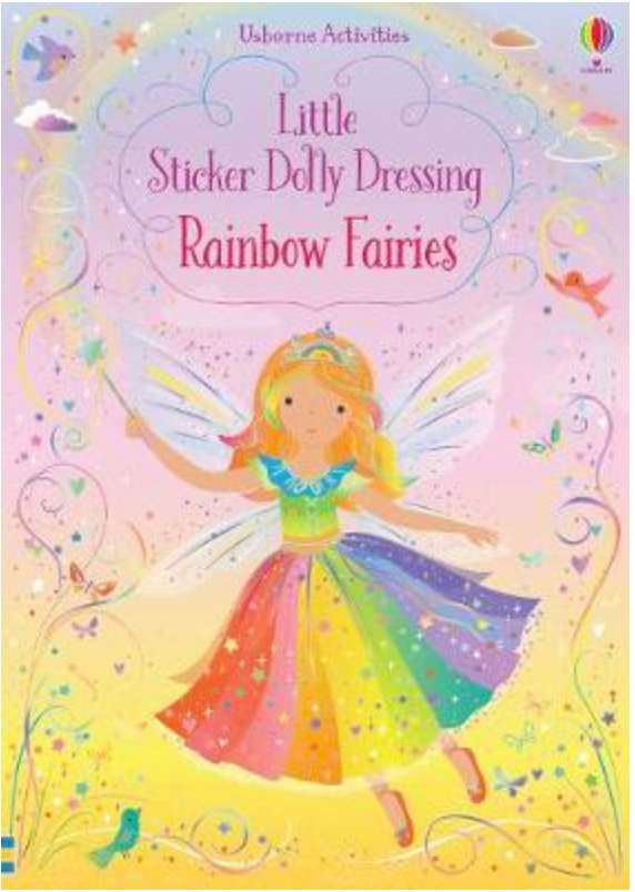 Usborne Little Sticker Dolly Dressing Rainbow Fairy