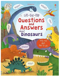 Usborne Lift The Flap Questions & Answers About Dinosaurs