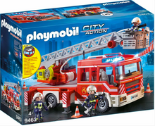 Load image into Gallery viewer, Playmobil Fire Engine with Ladder 9463
