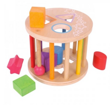 Load image into Gallery viewer, Bigjigs Toys First Rolling Shape Sorter
